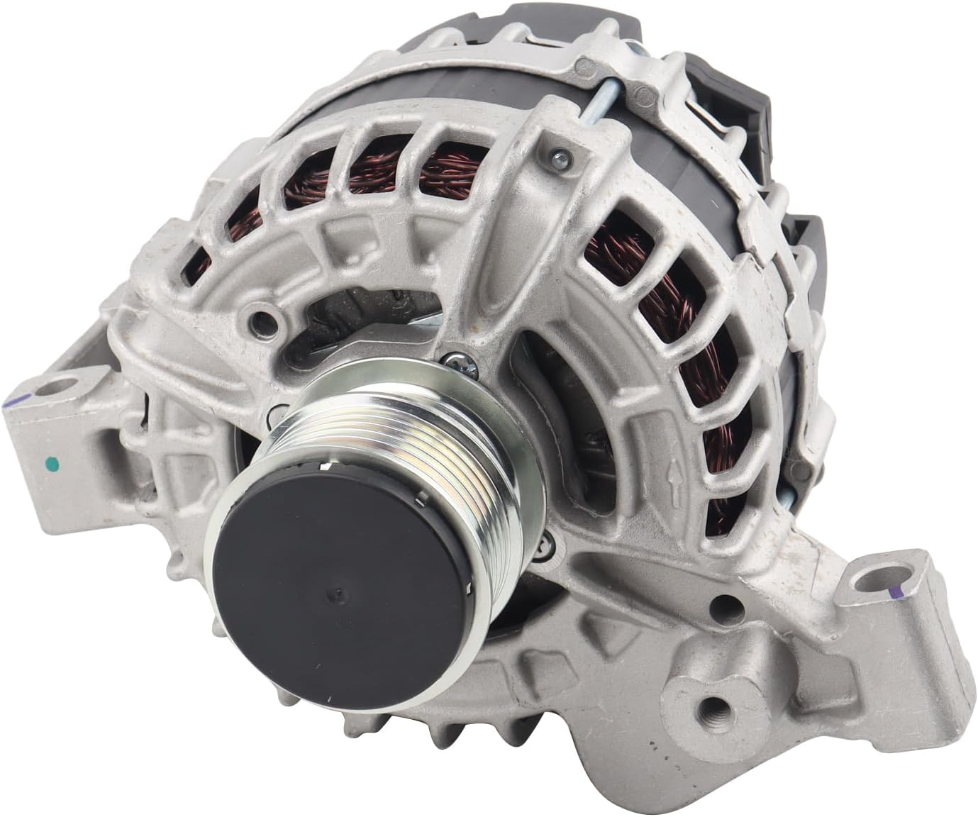 Alternator 180A 12V 6-Groove Pulley Compatible with 2012-2018 Land Rove-r Range Rover Evoque,2013-2015 LR2,2015 Discovery Sport,L4 2.0L,Replace BJ3210300CA 11722N