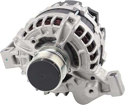 Alternator 180A 12V 6-Groove Pulley Compatible with 2012-2018 Land Rove-r Range Rover Evoque,2013-2015 LR2,2015 Discovery Sport,L4 2.0L,Replace BJ3210300CA 11722N