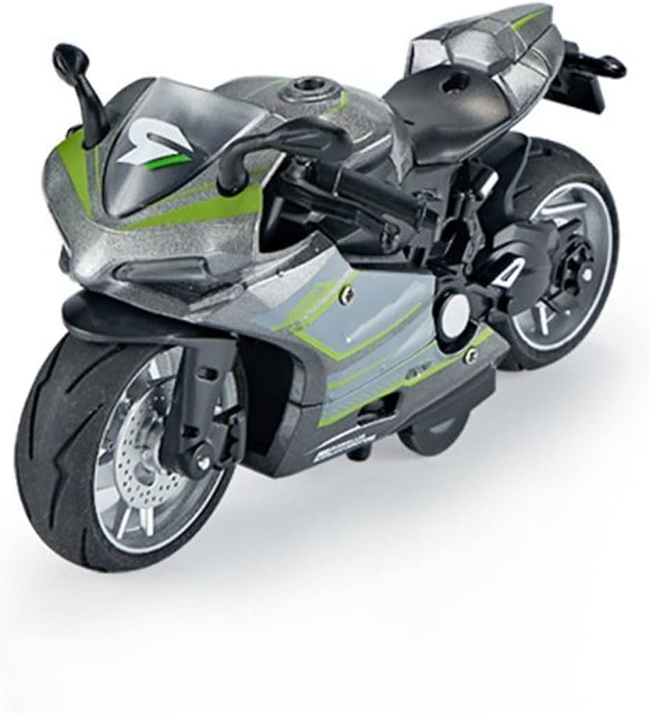 HTASFCI Motorcycle Model for Ducati GT 1:12 Alloy Scooter Sport Bike Die Cast Motorcycle Racing Model Gift Decoration Ornament(Green)