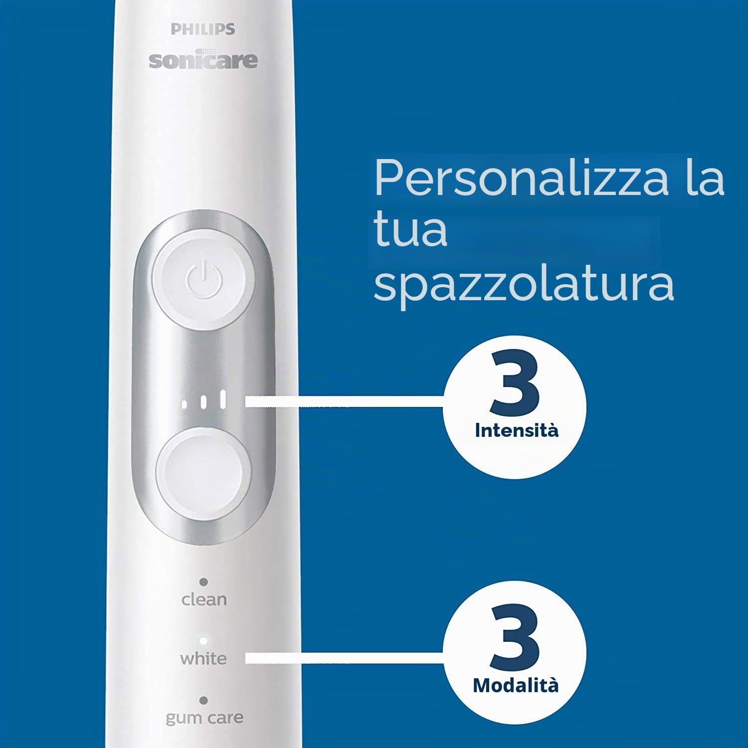 Philips Sonicare ProtectiveClean 6100 HX6471/03 - Spazzolino da denti elettrico, ricaricabile, colore: Viola scuro