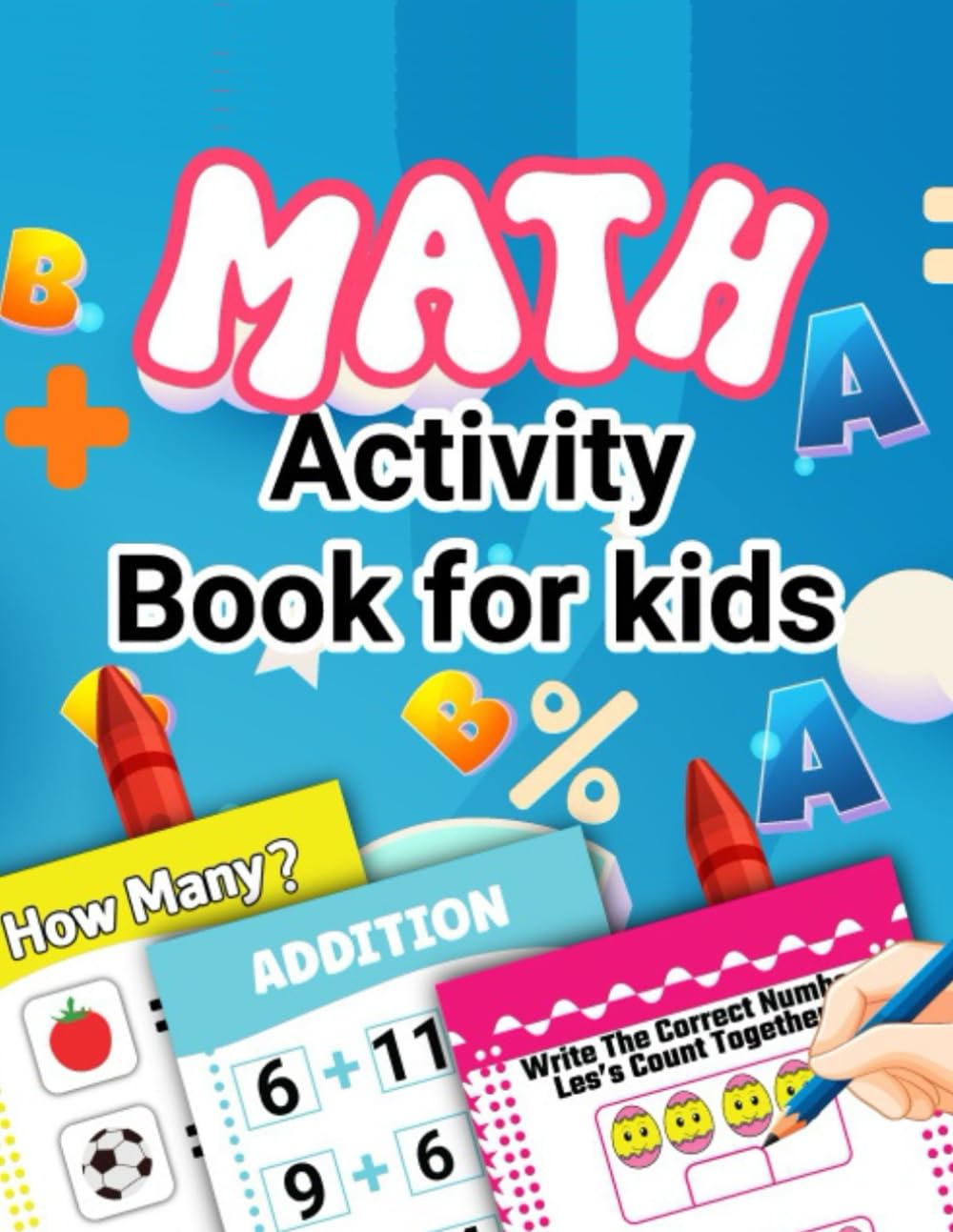 Math Activity Book for Kids (Preschool Learning Bundle)