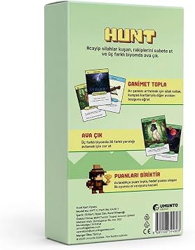 Hunt Zarlı Kart Oyunu | Rekabetçi ve Eğlenceli Kutu Oyunu
