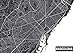 Produktbild DekoShop Fototapete Vlies Tapete - Wanddeko Wandtapete Stadtplan Barcelona AMD12745V8 V8 (368cm. x 254cm.) Weltkarten, Reisen und Weltraum