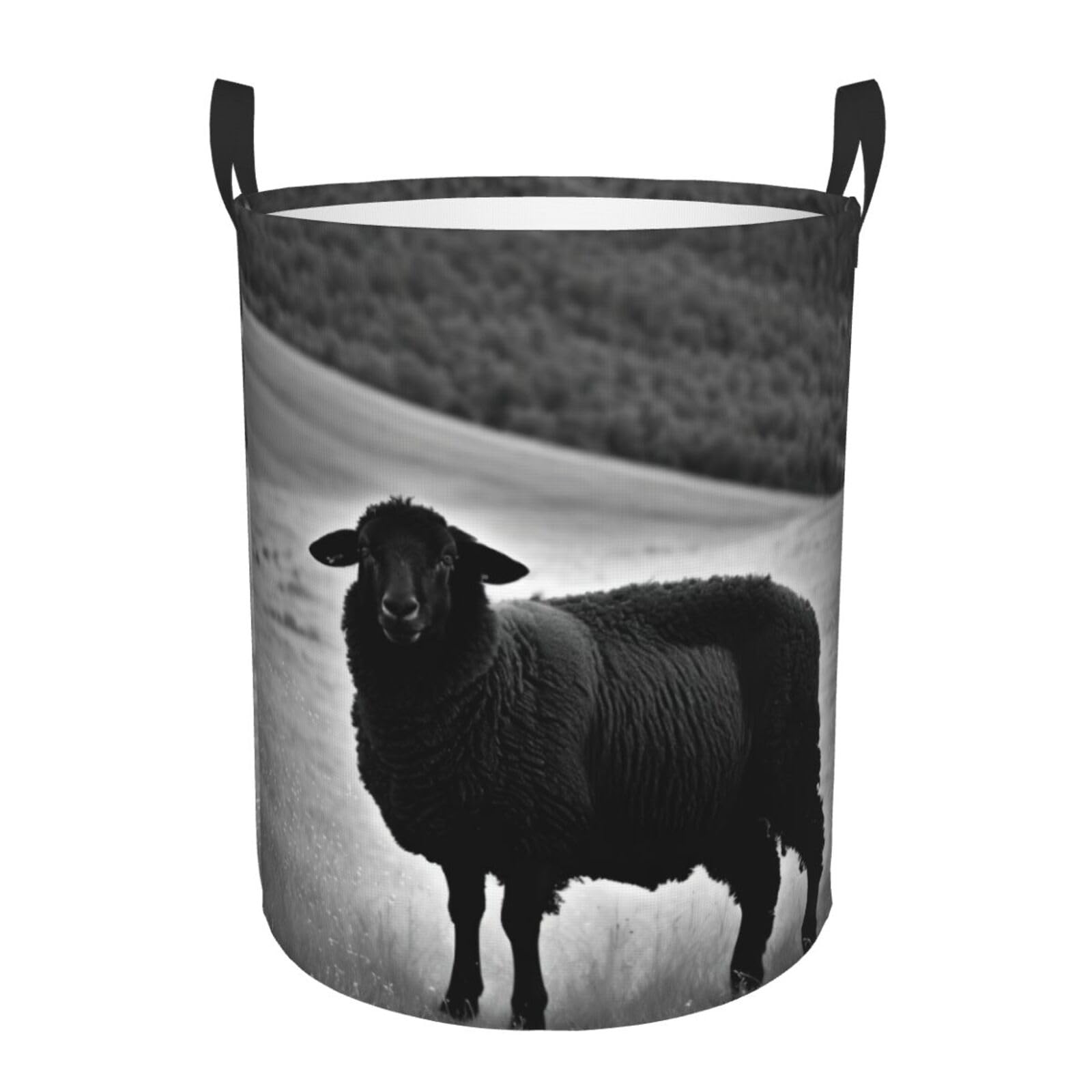 Panier à linge mignon agneau pour ranger les couvertures en un geste