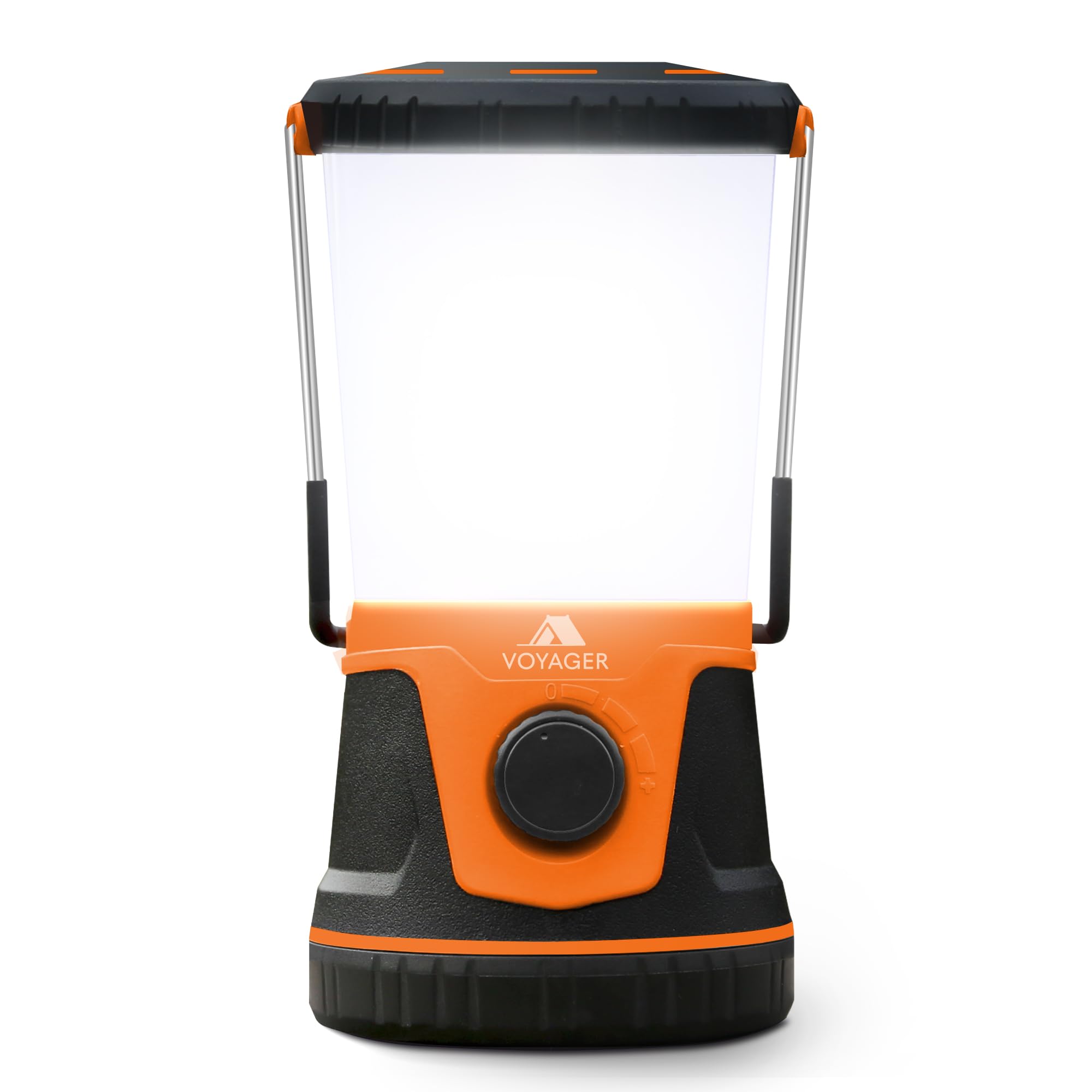 Voyager Led Camping Lantern  1500 Lumen Camping Light LampUp To 40 Hours Battery Perfect Emergency Lantern Orange from B&Q