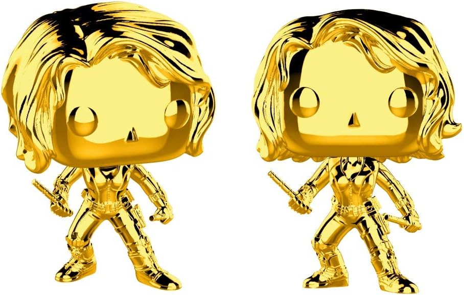 Pop! Bobble Marvel: 10 Black Widow (Chrome), Action Figure - 33516