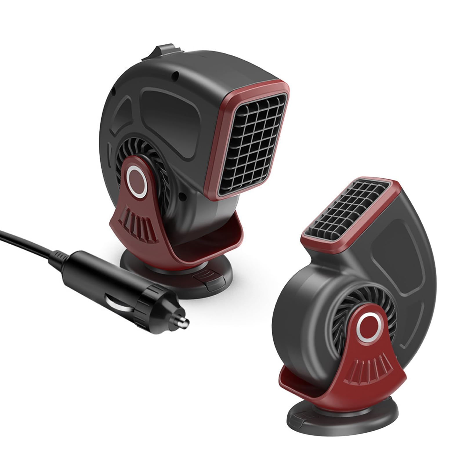 of 2 12V Heaters Produced for Vehicle Use Providing Quick Heat and Windshield Defogging Capabilities During Cold Conditions Car Heaters