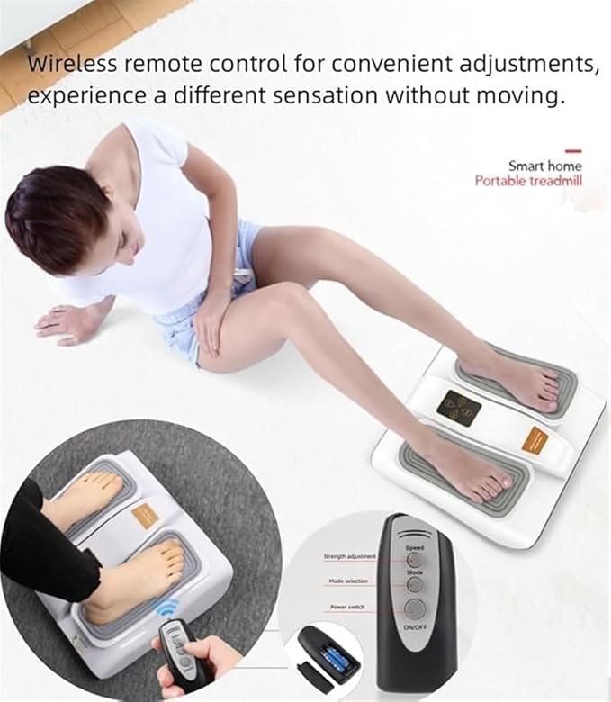 Ejercitador de piernas con 4 niveles de intensidad y control remoto miniatura 7