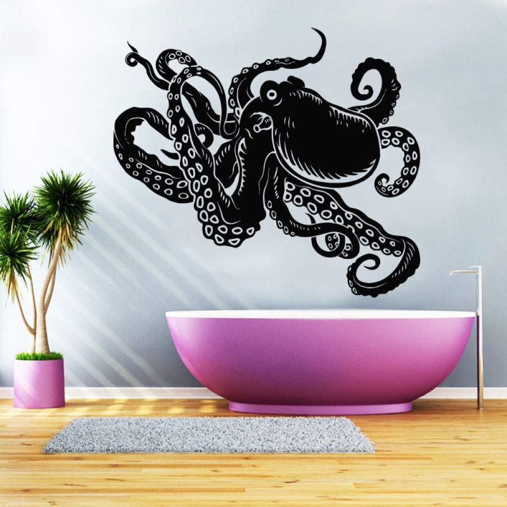 Large Removable Waterproof Wall Vinyl Decal Octopus Pouring Tentacle Decal Sticker Home Decor Bedroom Mural Wallpaper 1 56 X 66 Cm