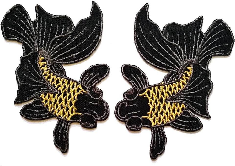 Buy Japanese Koi Carp Fish Embroidered Iron / Sew On Patch Motorcycle Jacket Badge Online In India - Foto 9