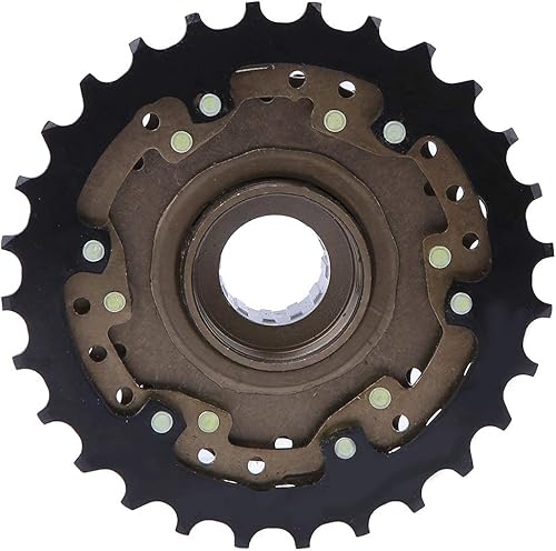 Miniatura 1 de Rueda libre de la bici, TZ500-7 mezcla material montaña 7 velocidad Freewheel para la bici Ciclismo Cassette