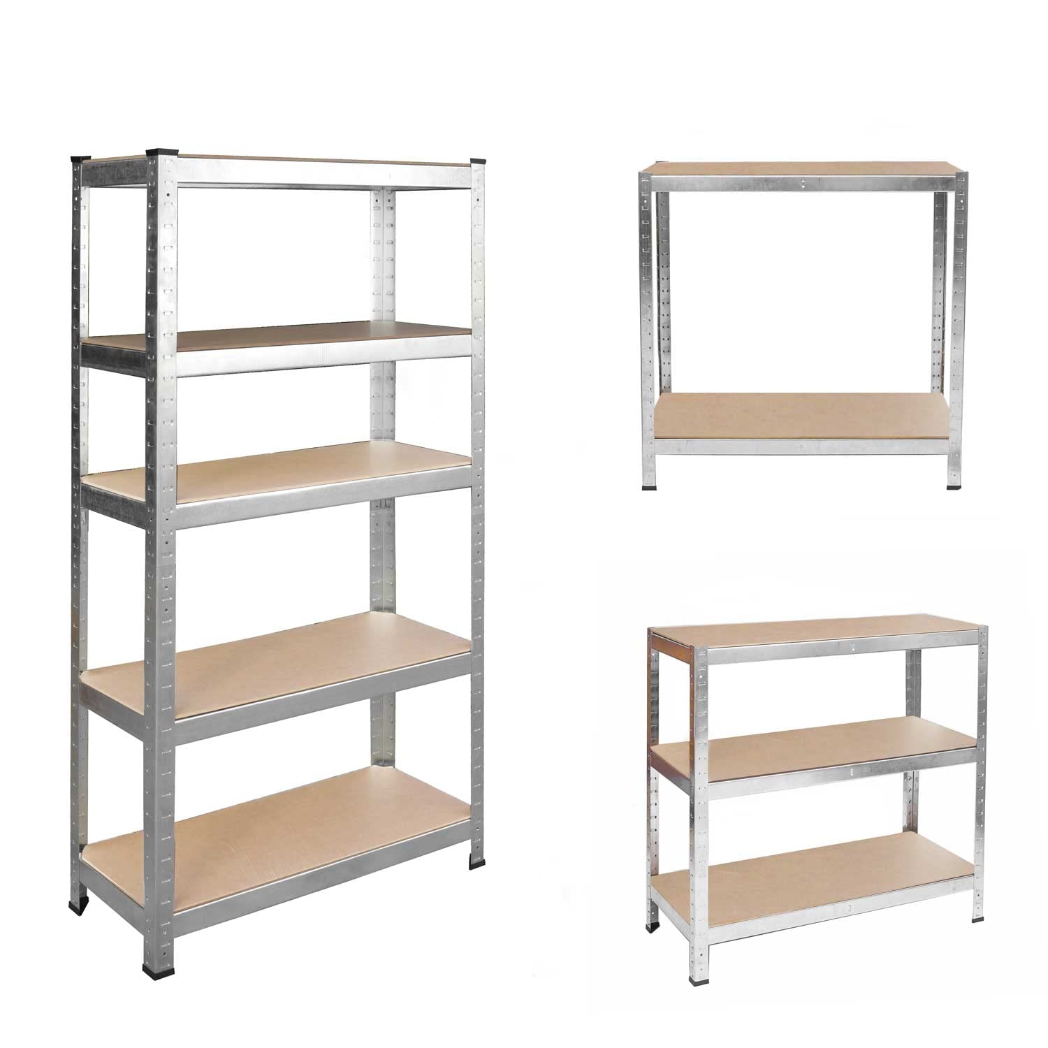 Regał metalowy magazynowy Humberg 180x100x50cm 875kg 2w1
