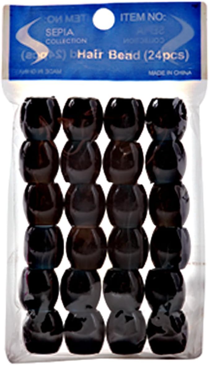 Assorted Transparent Hair Beads