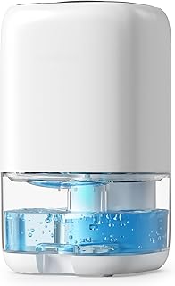 CONOPUPlus 1000ML Dehumidifier Home Mould Dehumidifier with 7 Color LEDs, Compact, Quiet and Efficient for Small Spaces, I…