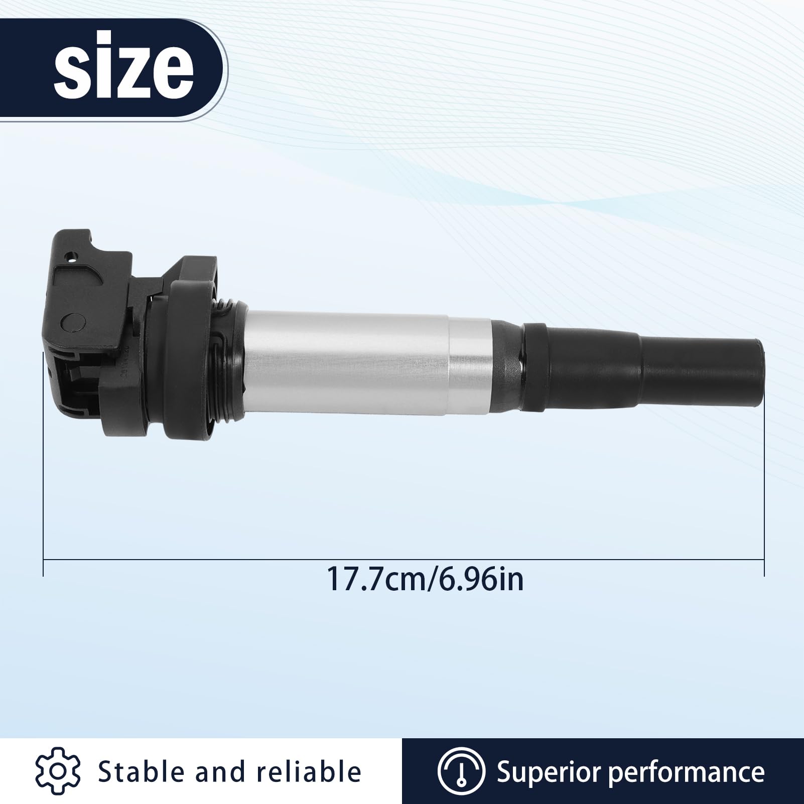 4x Bobine di accensione 12137575010 compatibili con 1er 3er F20 F21 M-i-n-i Berlingo C3 C4 C5 DS3 DS4 DS5 2008 5008 207 208 308 508 Partner RCZ 1.4L 1.6L 2006 12138616153