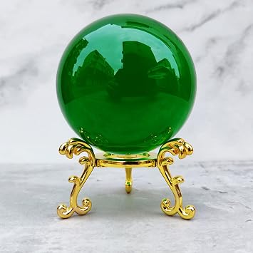 80mm Crystal Ball Decorative Glass Ball with Stand for Magic,lensball Photography Family Decorative Fortune Teller Feng Shui Witchcraft Halloween Decor,D