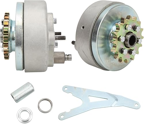 Miniatura 4 de Piñón de rueda de cadena, piñón 16T 19T cambiador de marcha atrás de eje de repuesto para GY6 ATV UTV bastidores de dirección y