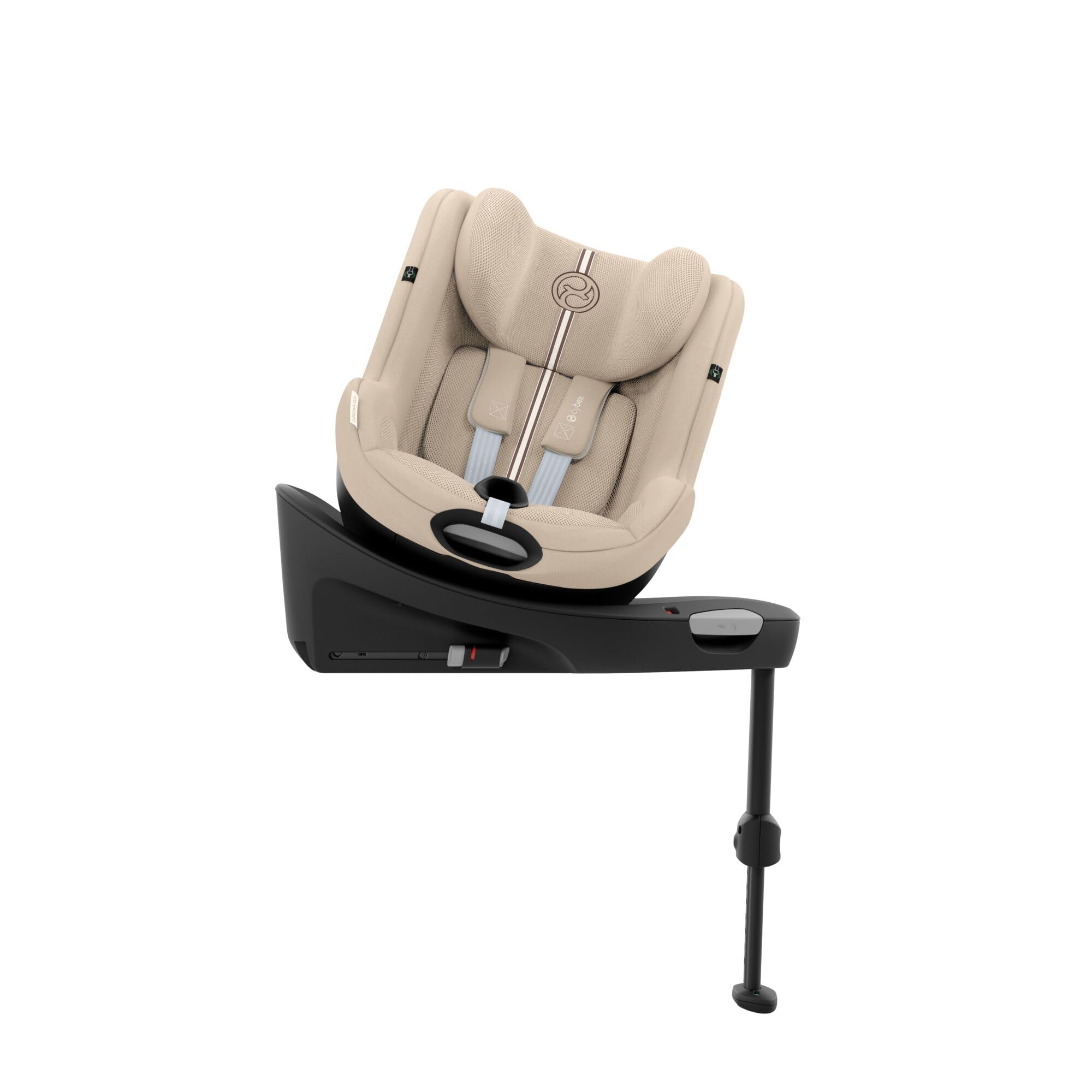 CYBEX Gold Silla de Coche Sirona G3 Plus Sin Base, De 3 Meses a 4 Años Aprox. (Desde el Nacimiento con Adaptador), Máx. 19 kg, 61-105 cm (Desde 40 cm con Adaptador Recién Nacidos), Almond Beige