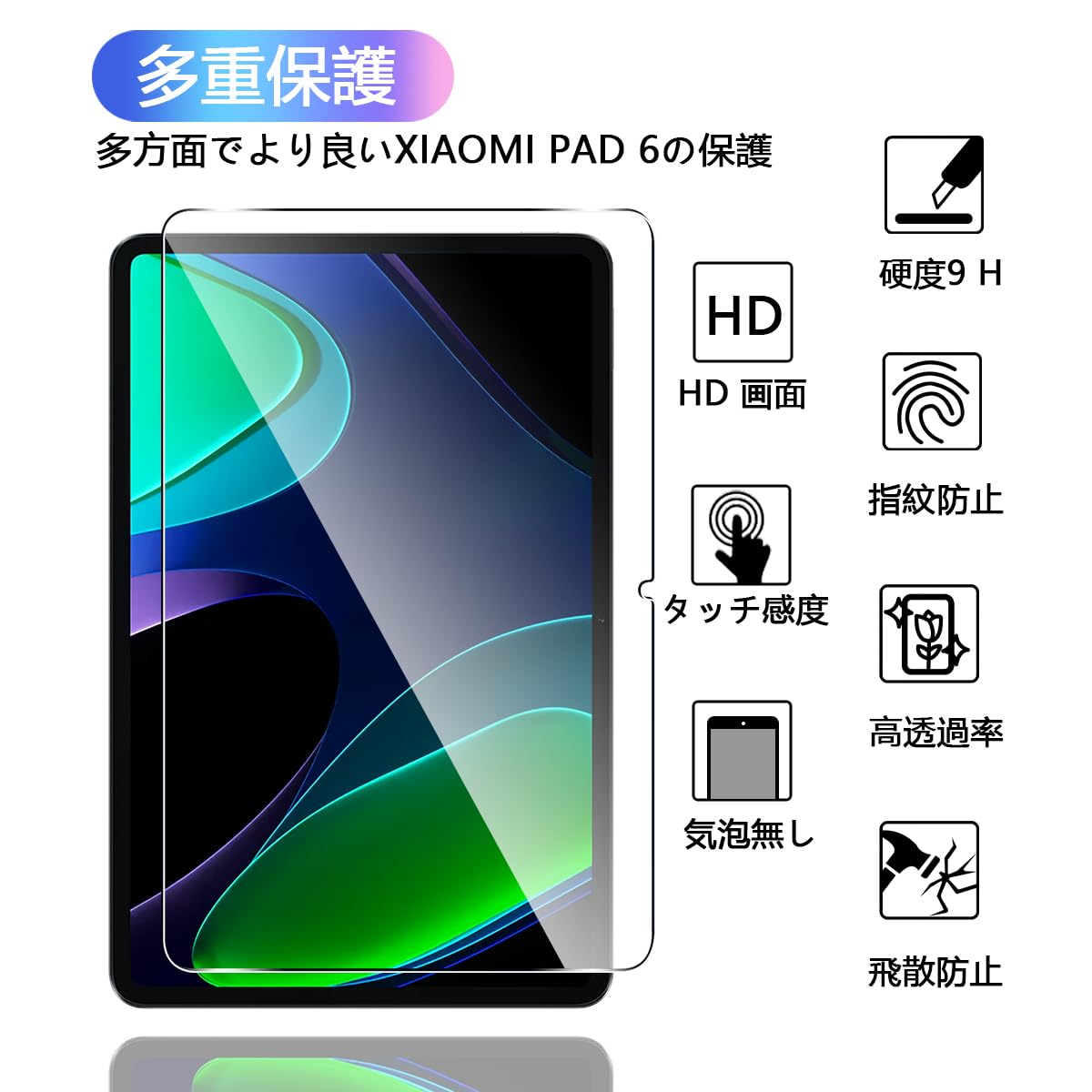 Xiaomi Pad 6 ガラスフィルム 2枚 液晶保護フィルム タブレット用 Amazon.co.jp: 【2枚セット】 用 XiaoMi Redmi pad SE ガラス