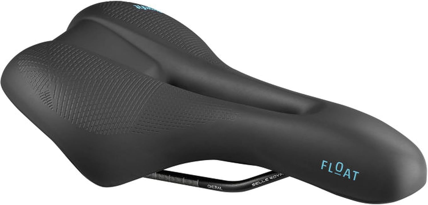 Selle Royal Float Athletic,Cut-Out Bicycle Seat for Short Urban Rides, Black, One Size