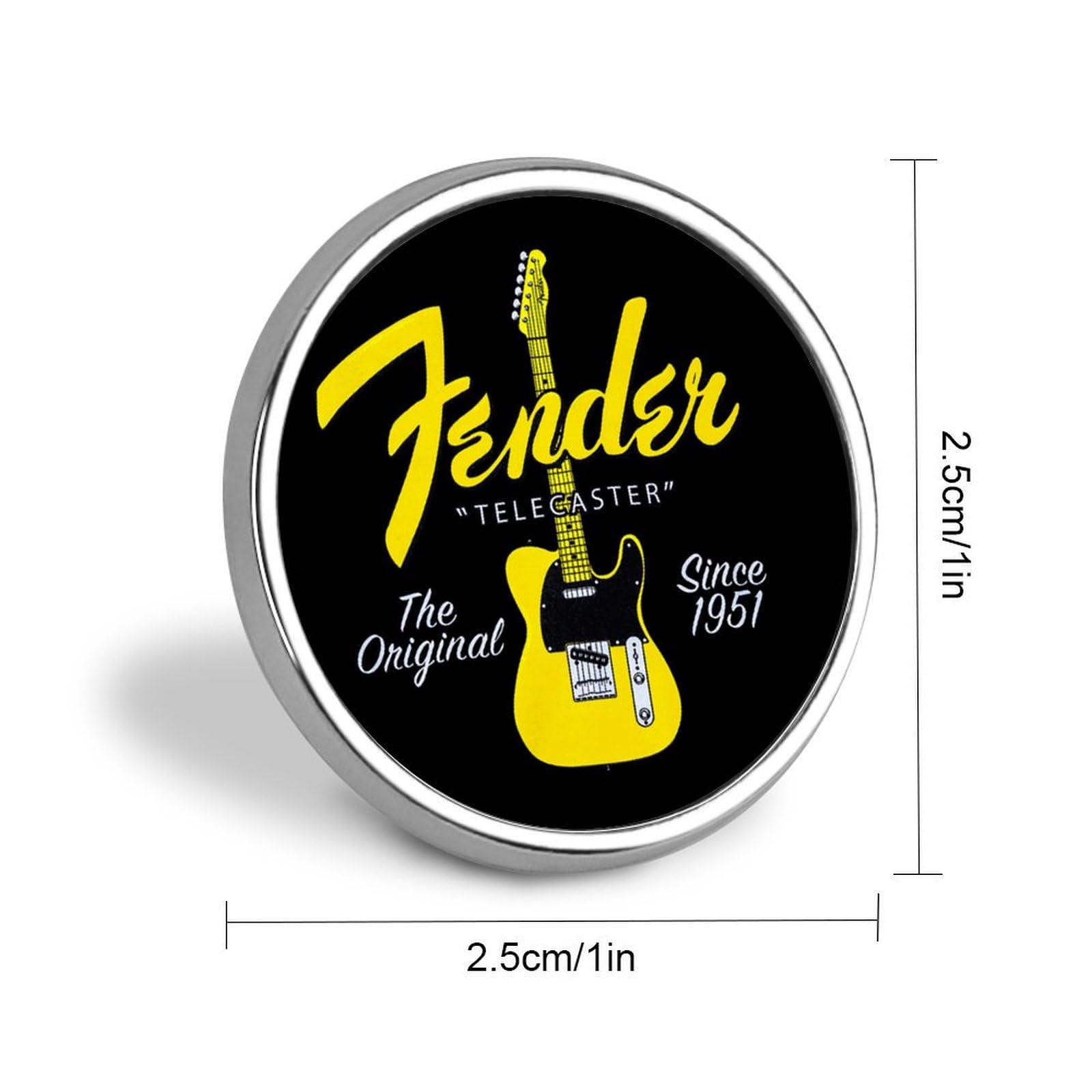 Amazon.co.jp: Fender ピンバッジ 徽章 ネクタイピン 金属バッジピン