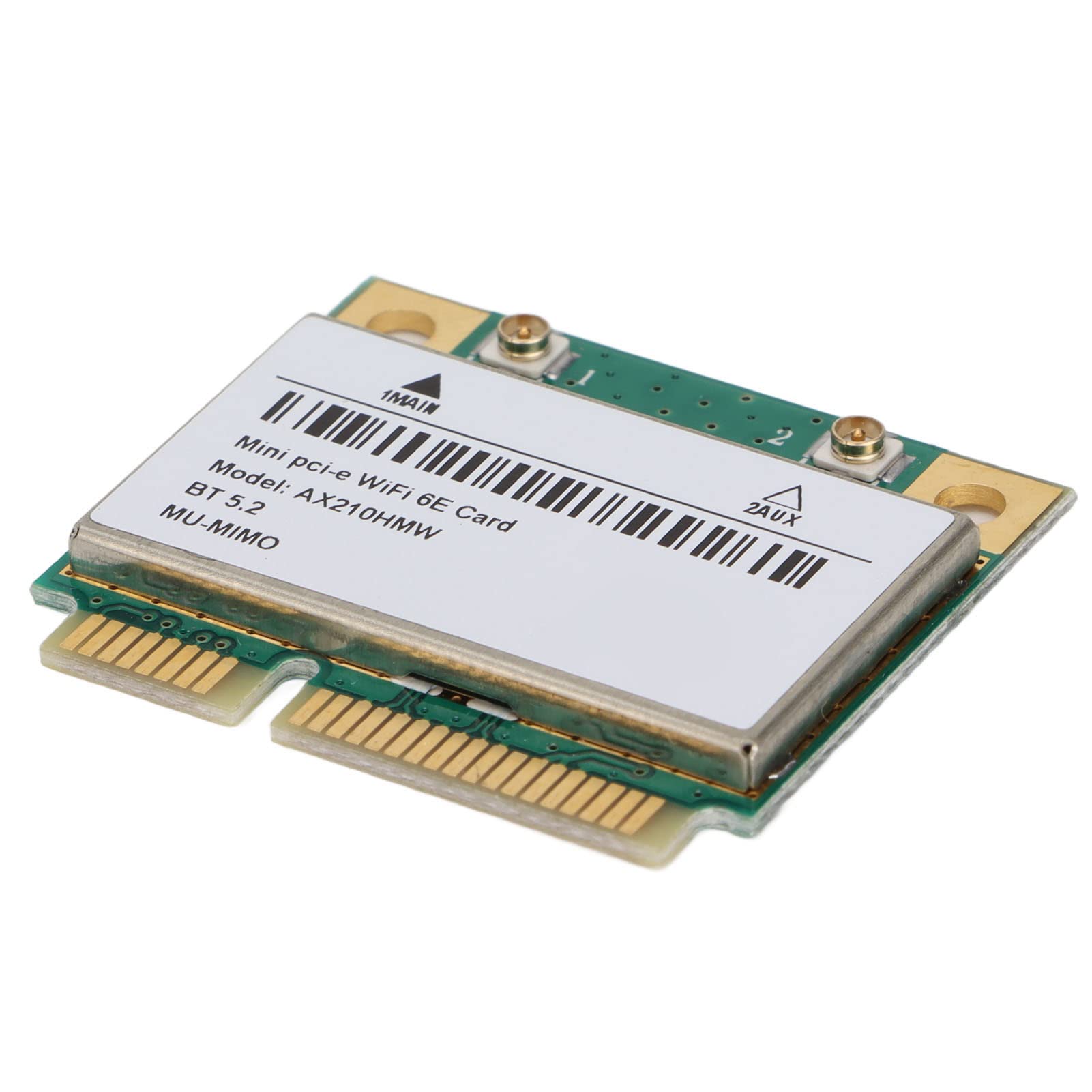 Carte Réseau Fil Haute Vitesse 2.4GHz 5GHz 6GHz pour Les Jeux et Le Streaming, Adaptateur Mini PCIe Durable