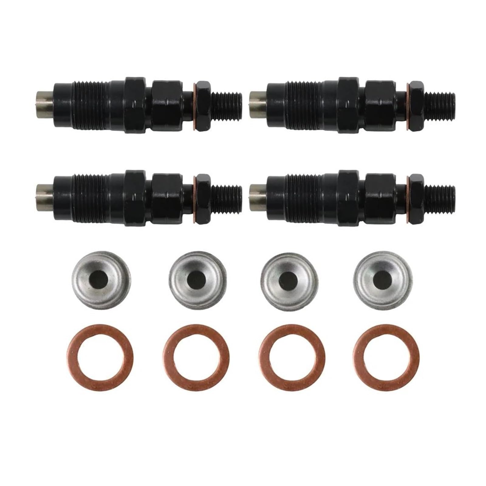 Gsdwwew One Color For Nissan For Navara Td27 D21 2.7L Diesel Auto Engine Fuel Injectors 4Pcs 16600-43G23 Fuel Injector