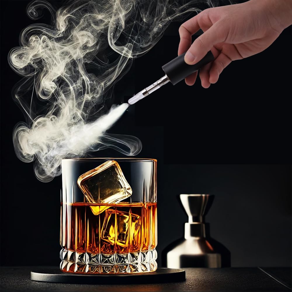 Metal Smoke Machine,mini smoke machine for Photography, Parties, and Atmosphere Creation - Durable and Portable Fog Generator (small black metal)