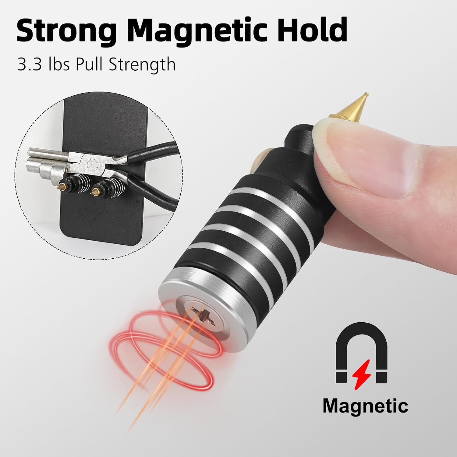 NOEVSBIG Magnetic PCB Holder for Soldering, 6PCS Adjustable Circuit Board Holder with Strong Magnetic Base, PCB Clamp Stands for Electronics Repair, DIY Projects, Model Building & Hobby Work