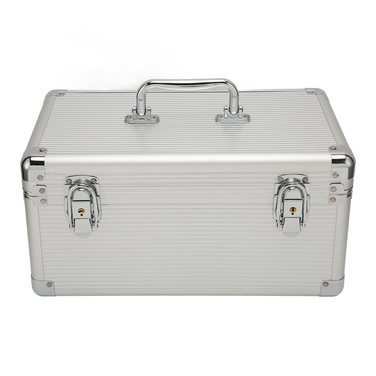 Caja de Disco Duro, Caja de Almacenamiento de Protección de Disco Duro 10 Bahías con Bloqueo de Seguridad, para 10 Unidades de Discos Duros de 3,5 Pulgadas, Maleta de Protección a Prueba de Golpes de