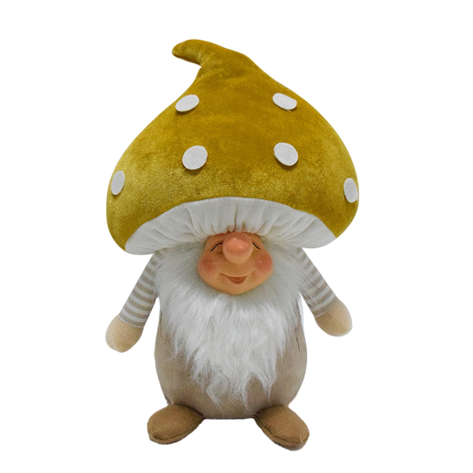 Msioytog Christmas Ornament Holiday Decoration Lovely Mushroom Head Gnomes Decorations for Fireplaces and Bookshelf Display Unique