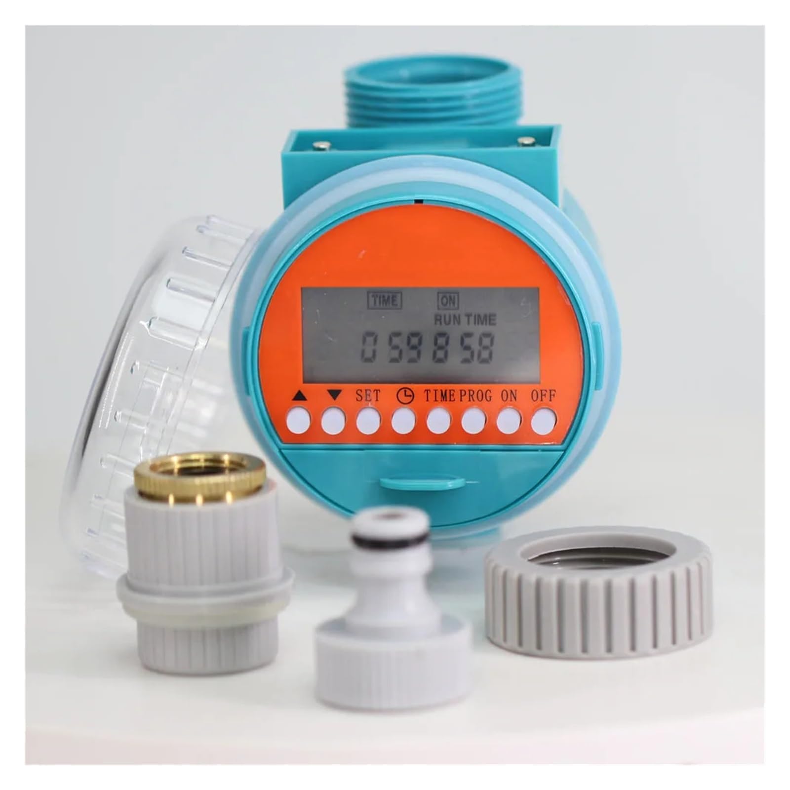 Sensore pioggia impermeabile Timer for irrigazione da giardino Risparmio energetico Regolatore di irrigazione Valvola digitale programmabile automatica(E)