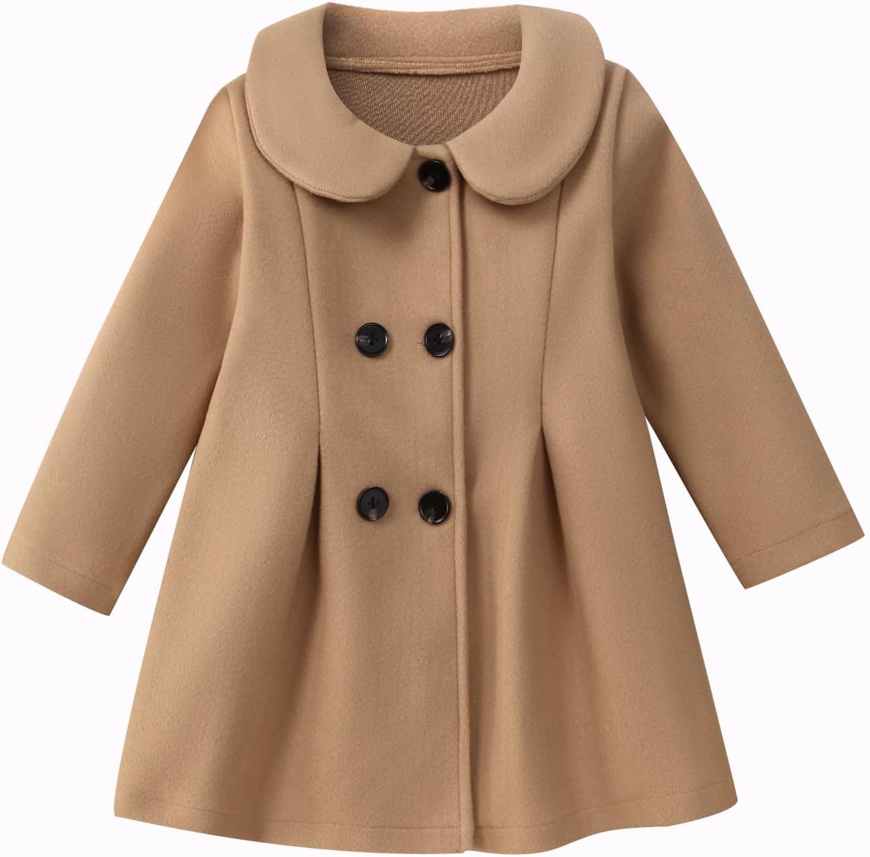Toddler Baby Girl Clothes Jacket Coat Long Sleeve Double Breasted Trench Dress Coat Fall Outfit
