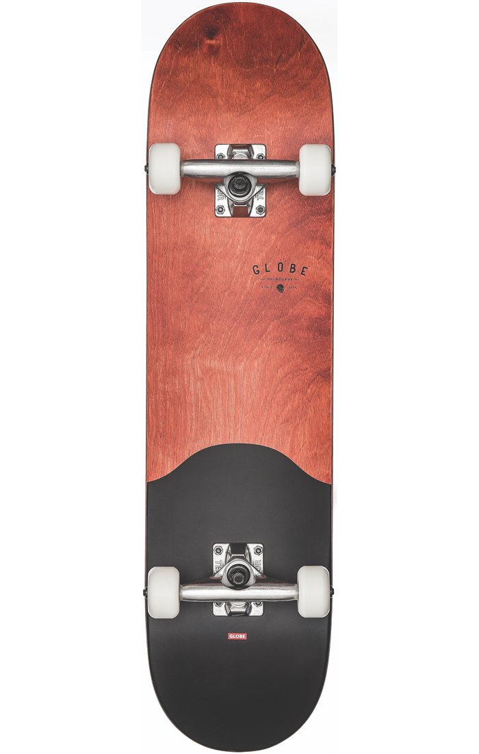 Globe Skateboards G1 Argo Street Complete Skateboard, Red Maple