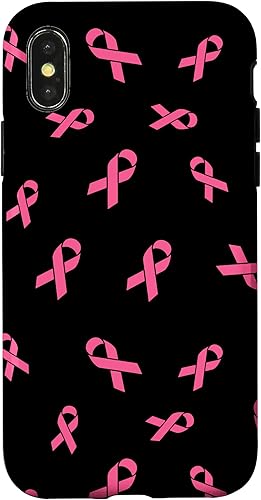 Miniatura 7 de Funda rosa negra para iPhone 13 Pro Max con cinta de concienciación sobre el cáncer de mama