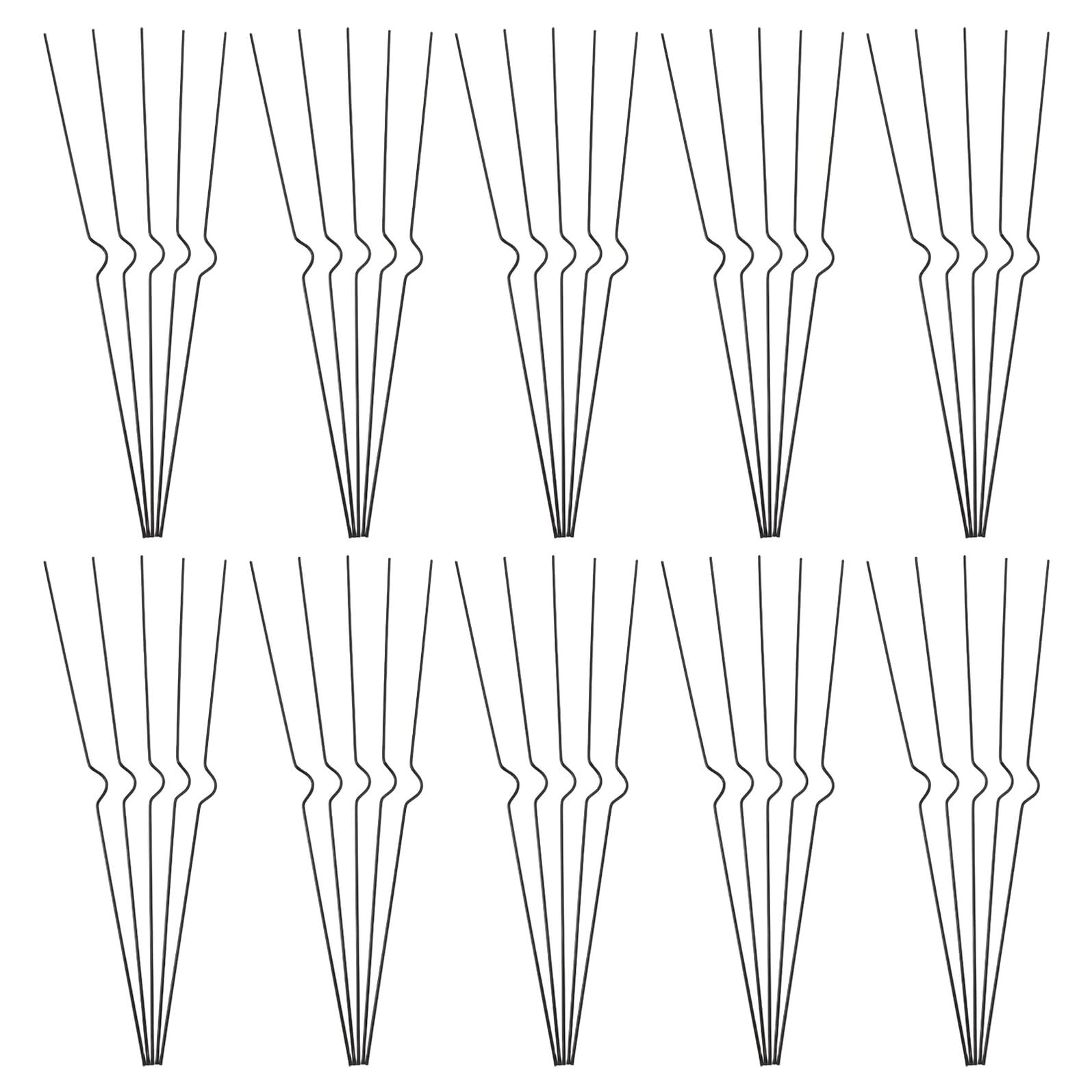 Crochets calendrier mural noir 35 cm Homoyoyo en métal pour affiches et cadres lot de 100