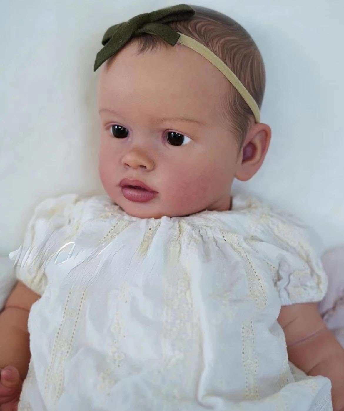 RXDOLL Big Size Reborn Baby Dolls Girl Pippa, 66 cm, prawdziwe życie, Reborn maluch lalki z miękkim korpusem z tkaniny winylowej, ważone, realistyczne lalki niemowlęce, realistyczne, dla dzieci w
