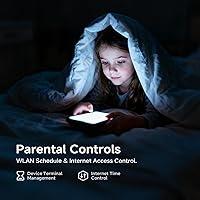 Vista 5 de DBIT N300 2.4GHz - Router WiFi con modo repetidor inalámbrico WISP, Router de Internet para hogar inteligente - Red de invitados, Control de acceso