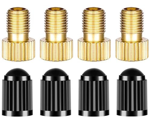 image for HZJD Presta Valve Adapter, Convert Presta to Schrader Adaptor for Bike