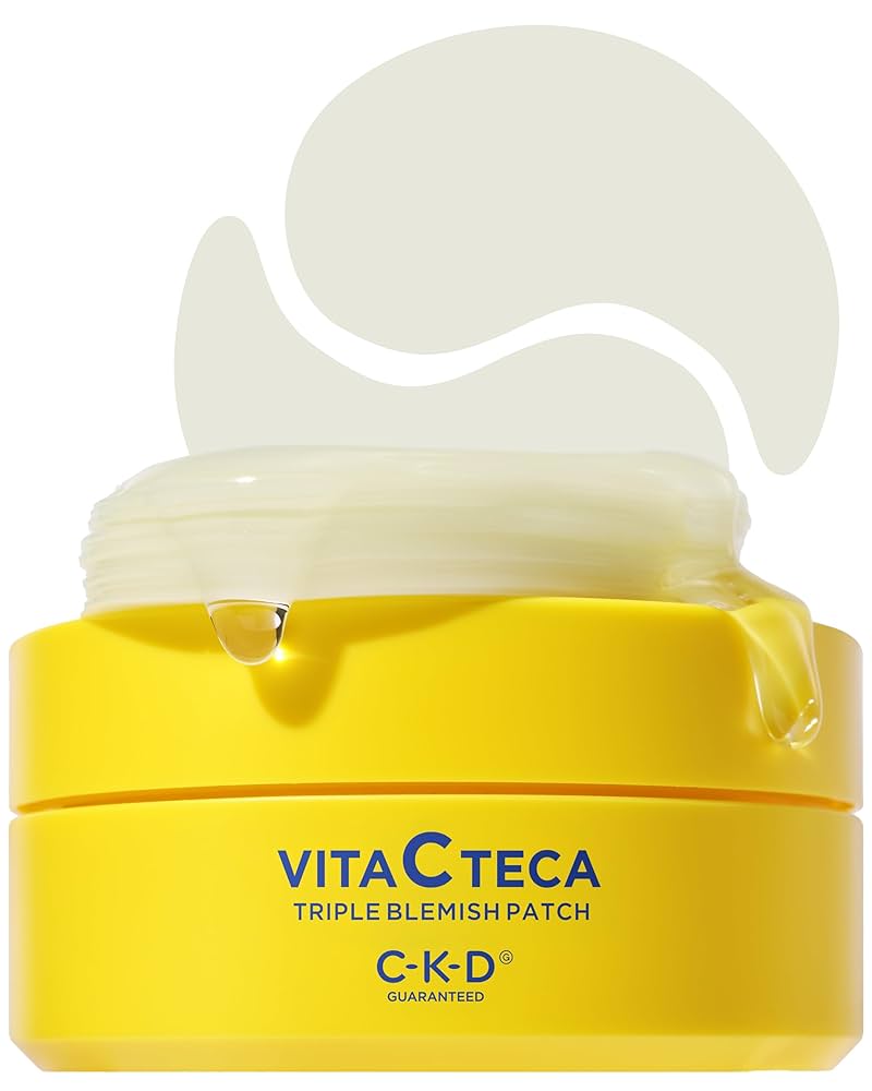 Amazon.com: CLEADERM Vita C Teca 三重瑕疵貼片- 純維他命C 水