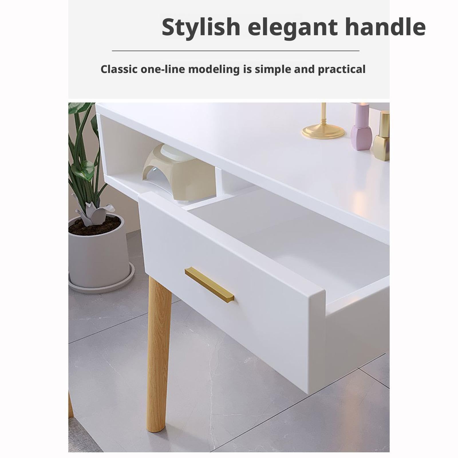 Tavolo per manicure con contenitore e cassetti, postazione di lavoro per tecnici delle unghie in legno, mobili professionali per saloni