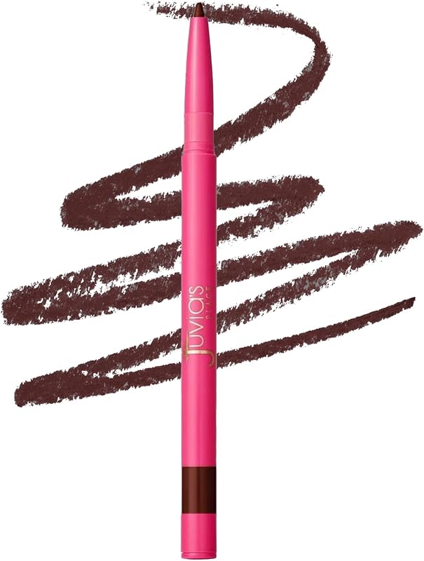 Juvia's Place Luxe Lip Liner Brownie - Maquillaje de larga duración con acabado mate | Lápiz labial para mujer, textura de deslizamiento suave, forma sin esfuerzo para labios definidos y looks de belleza