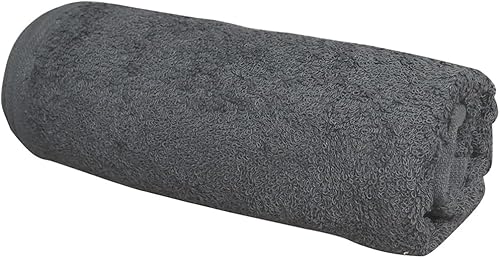 Miniatura 4 de ForPro Professional Collection Toallas de salón resistentes a blanqueadores de alta calidad, color gris frío, 100% algodón, a prueba de blanqueador,