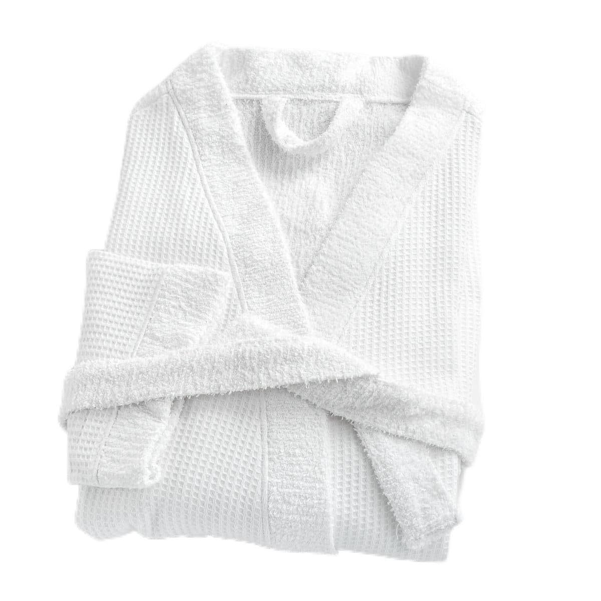 Peignoir mixte coton 57 fils double face nid d'éponge SUAVE