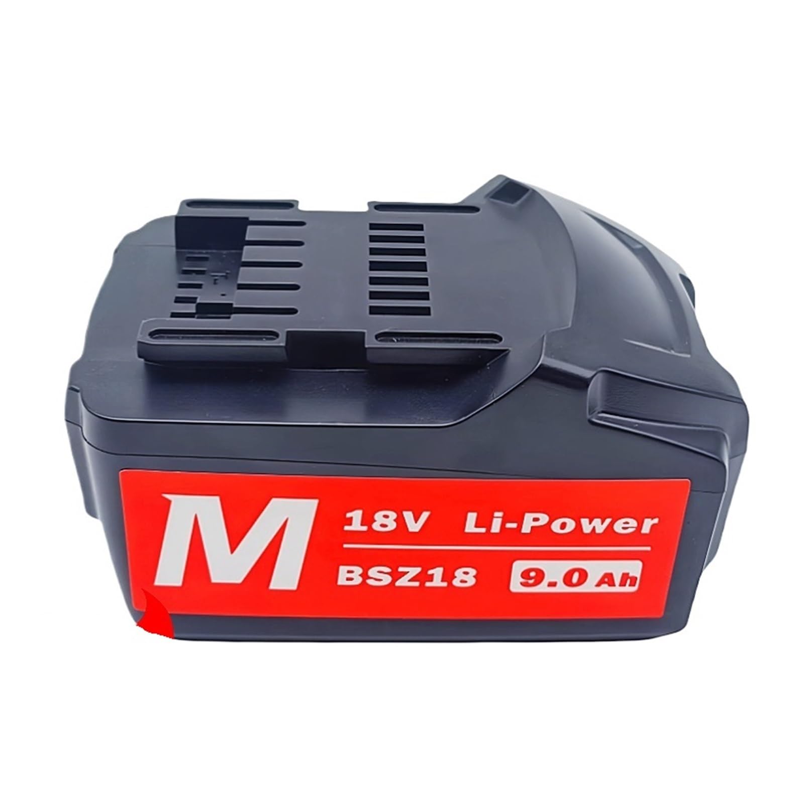 Batterie 18 V 3,0 Ah 6,0 Ah 9,0 Ah, compatible avec Metabo, remplacement d'outils électriques sans fil, compatible avec Metabo, batteries de secours 18 V 625592000 625591000(6.0Ah battery-2)