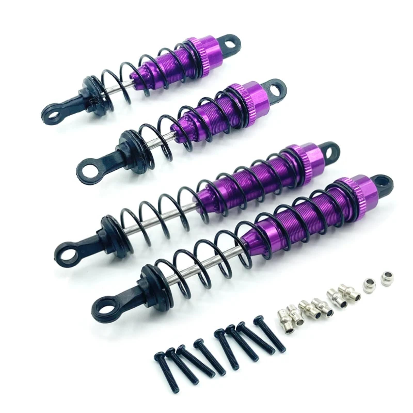 Compatible con WLtoys 12428 12423 1/12 RC Car Piezas Actualización Aluminio Delantero Trasero Amortiguador 0016 0017 RC Mejoras