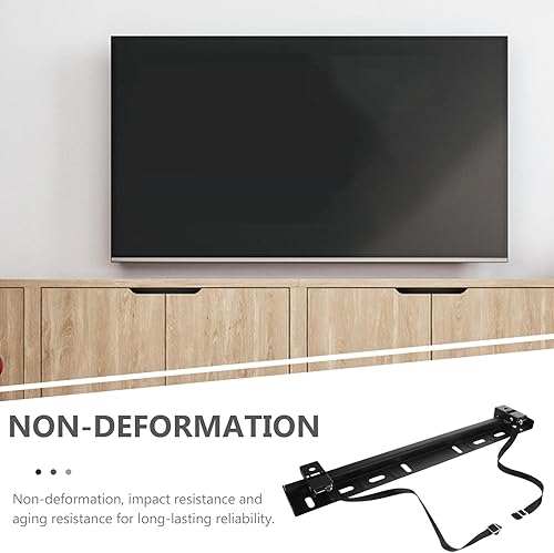 Miniatura 7 de Soporte de pared para TV sin taladro, para televisores sin tachuelas, con almohadilla protectora de esponja de fácil instalación, montaje para