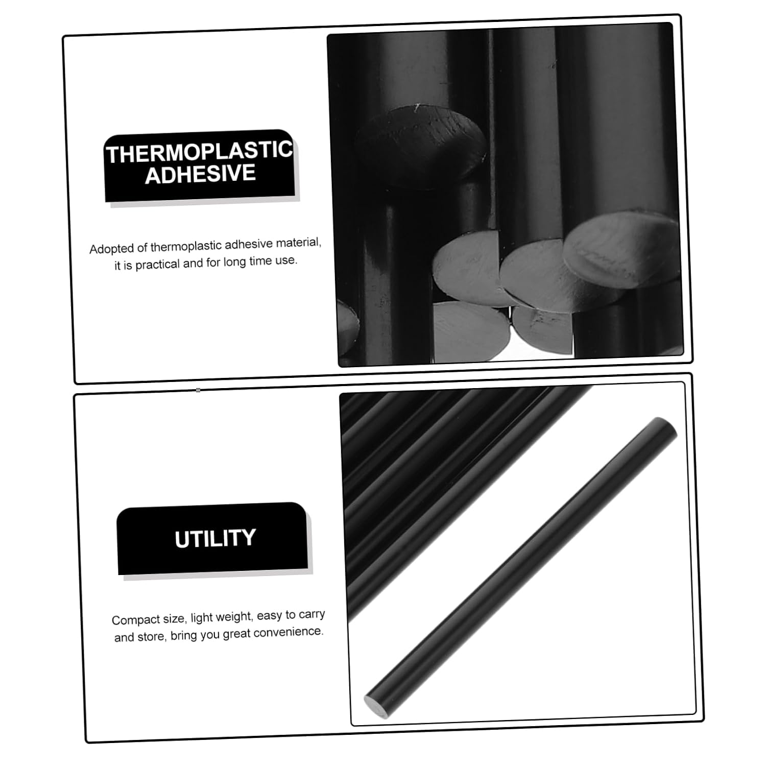 50pcs Hot Glue Sticks Giant Glue Rods for Crafts DIY Projects Adhesive Sticks Bulk Pack