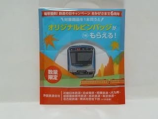東武 80000系 ファミリーマート 鉄道の日キャンペーン オリジナルピンバッジ 東武鉄道 東武 80000系 ピンバッジ