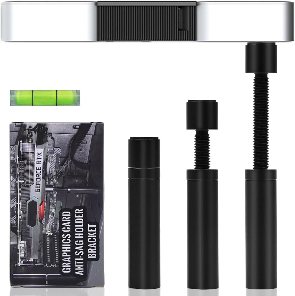 Aluminum GPU Bracket, Adjustable Graphics Card Holder, Xian Ka Zhi Jia CAE